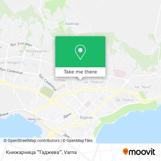 Карта Книжарница ""Гаджева""