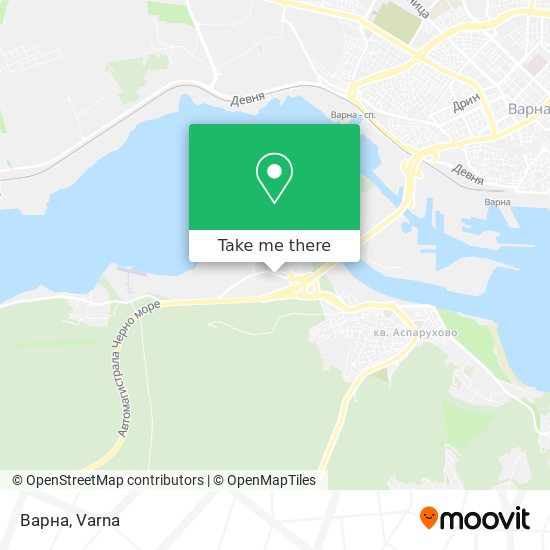 Варна map