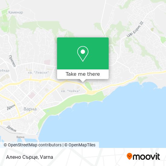 Алено Сърце map
