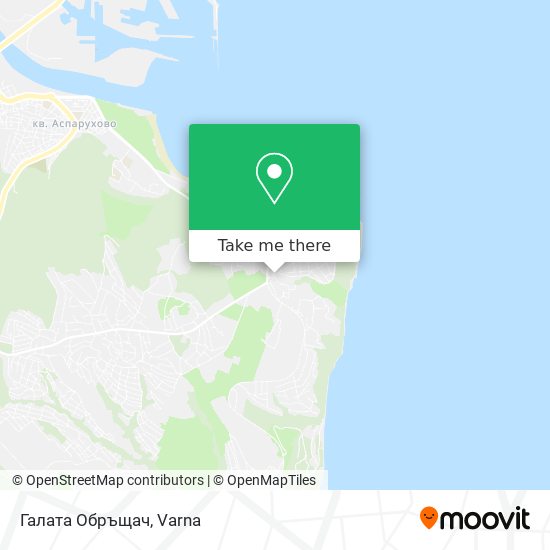 Галата Обръщач map