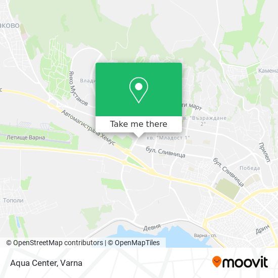 Aqua Center map