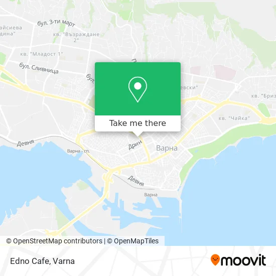 Карта Edno Cafe