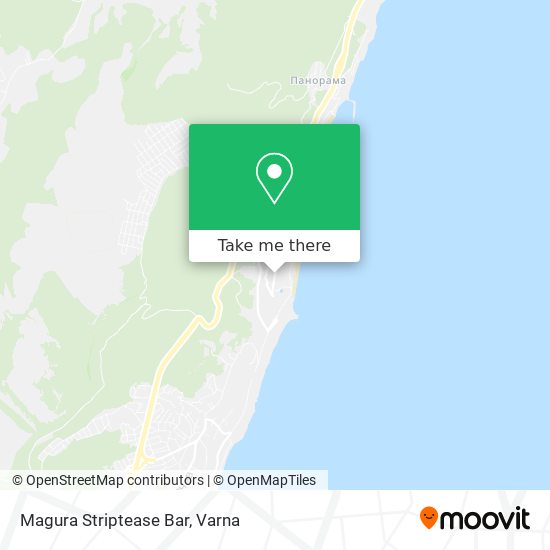 Magura Striptease Bar map