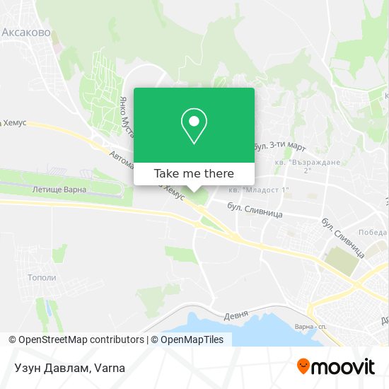 Узун Давлам map