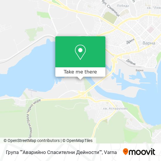 Карта Група ""Аварийно Спасителни Дейности""