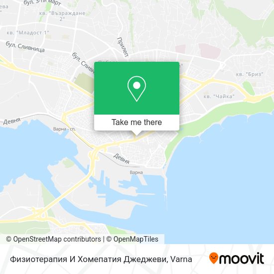 Карта Физиотерапия И Хомепатия Джеджеви