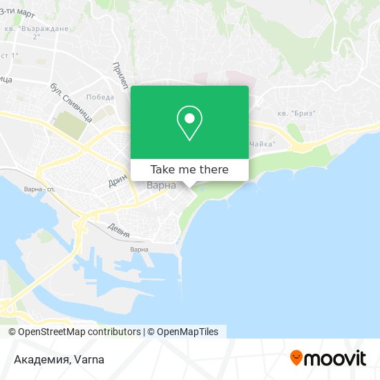 Карта Академия