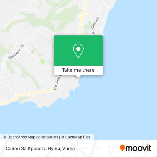 Салон За Красота Нуши map