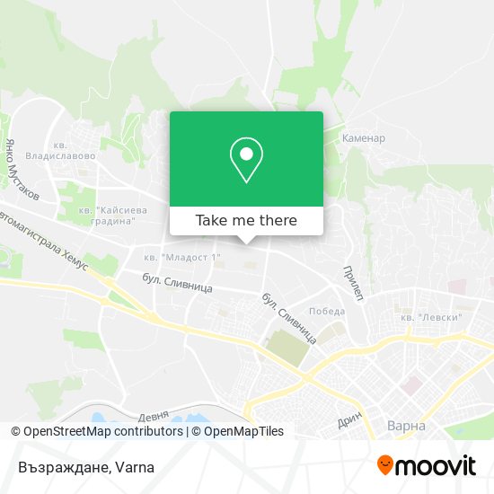 Възраждане map
