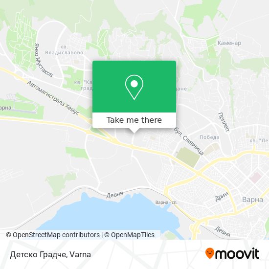 Карта Детско Градче