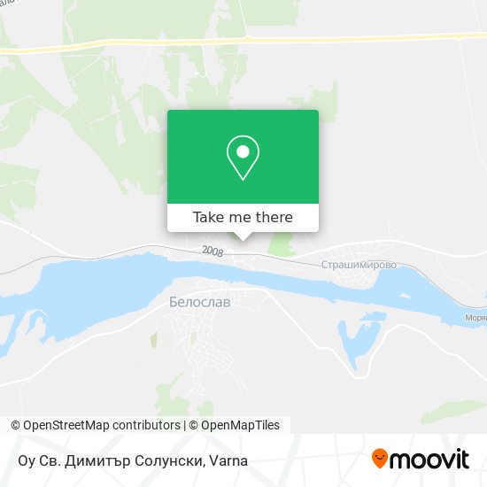 Карта Оу Св. Димитър Солунски