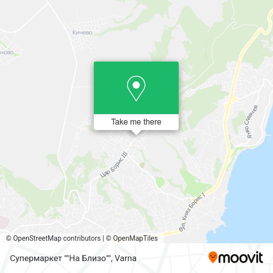 Супермаркет ""На Близо"" map
