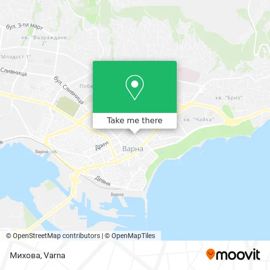 Карта Михова