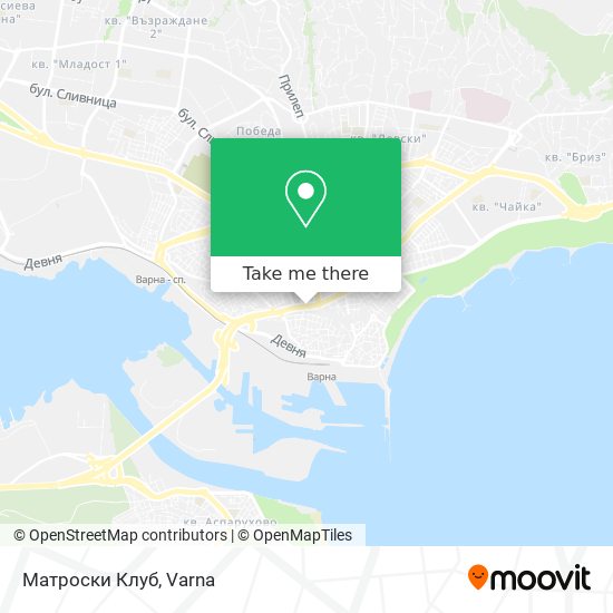 Матроски Клуб map