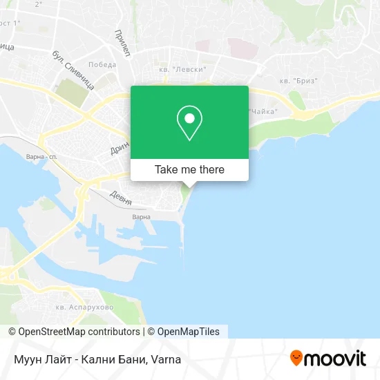 Карта Муун Лайт - Кални Бани