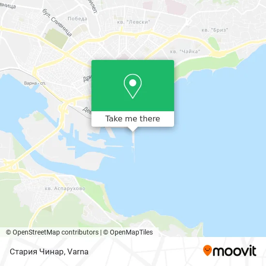 Карта Стария Чинар