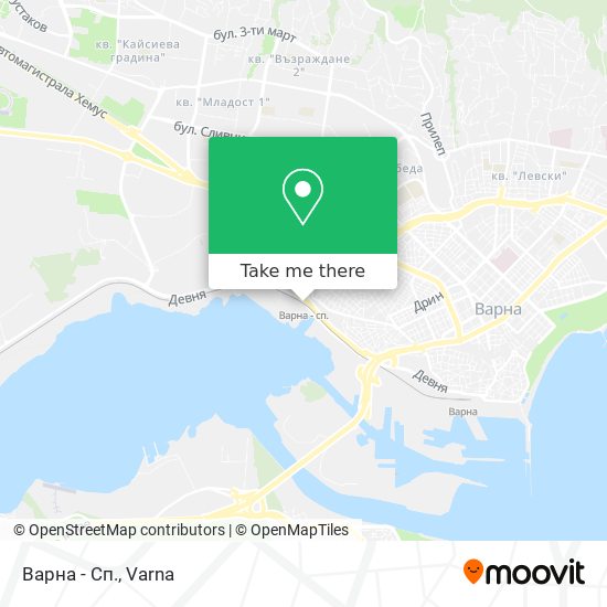 Варна - Сп. map