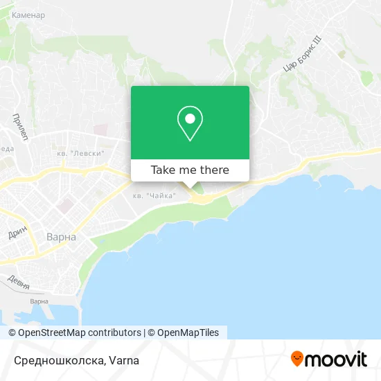 Карта Средношколска