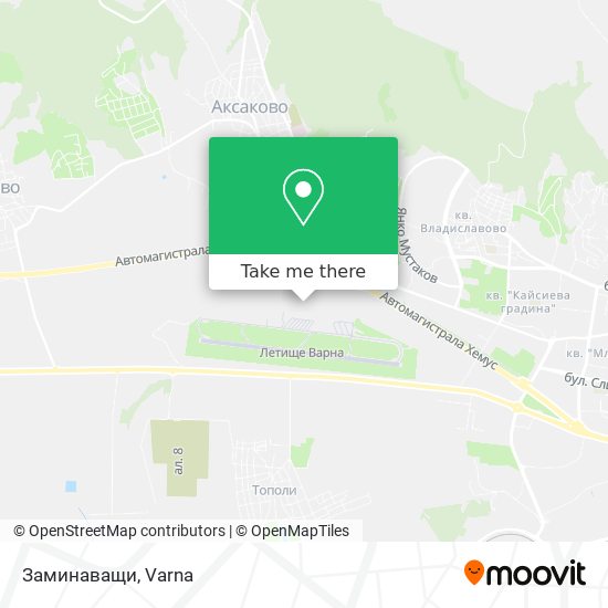 Карта Заминаващи