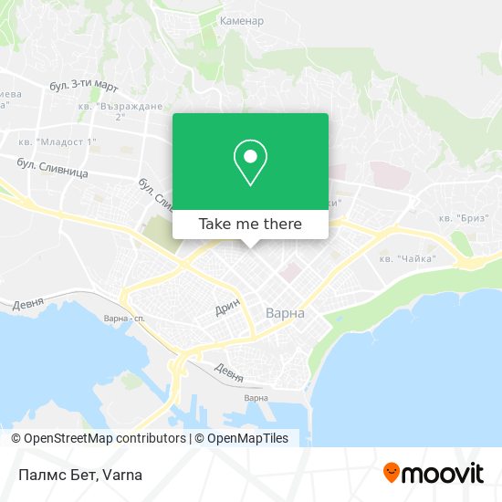 Палмс Бет map