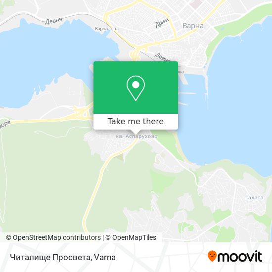Читалище Просвета map