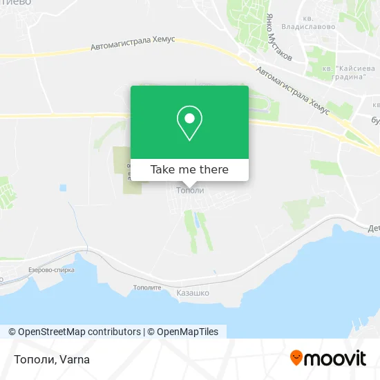 Карта Тополи