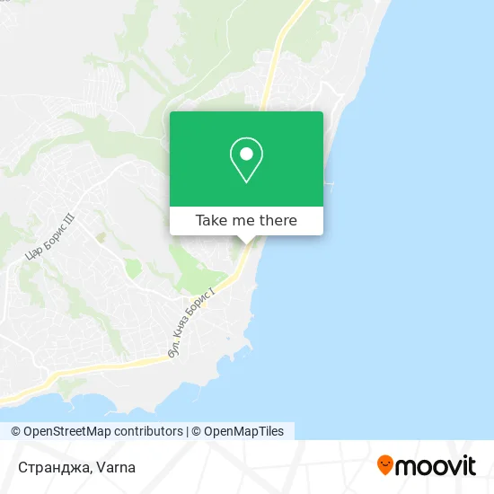 Карта Странджа