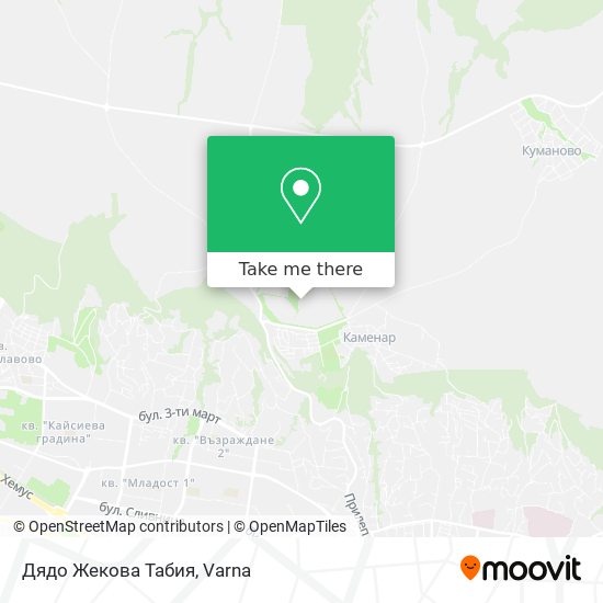 Дядо Жекова Табия map