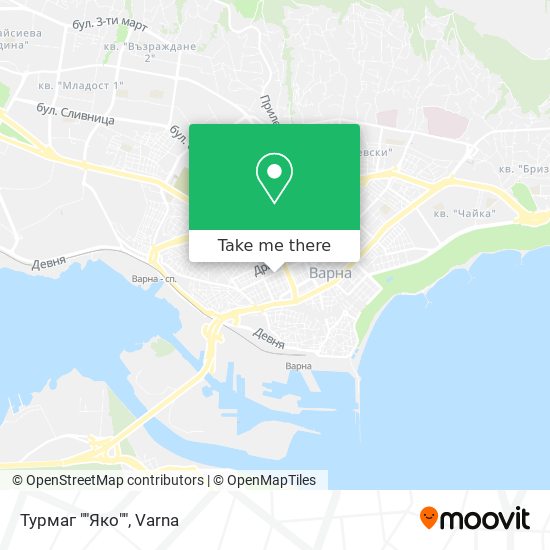 Турмаг ""Яко"" map