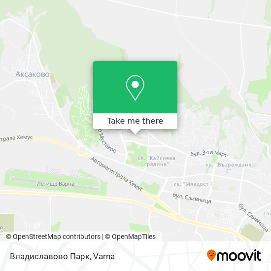 Владиславово Парк map