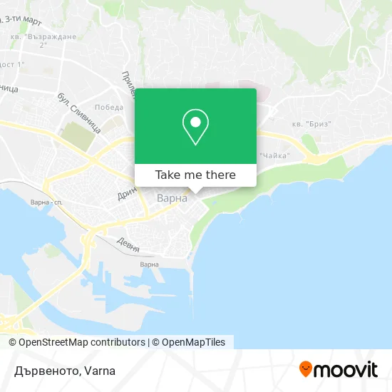 Карта Дървеното