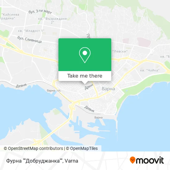 Карта Фурна ""Добруджанка""
