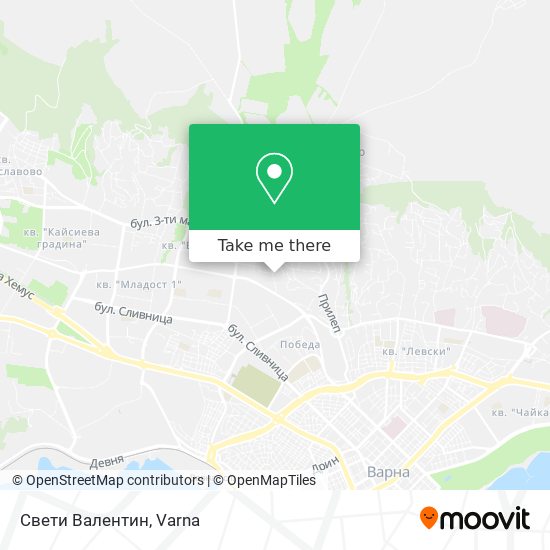 Свети Валентин map