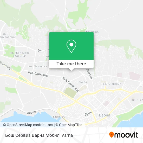 Бош Сервиз Варна Мобил map