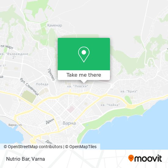 Карта Nutrio Bar