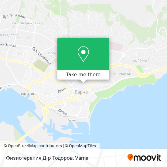 Физиотерапия Д-р Тодоров map