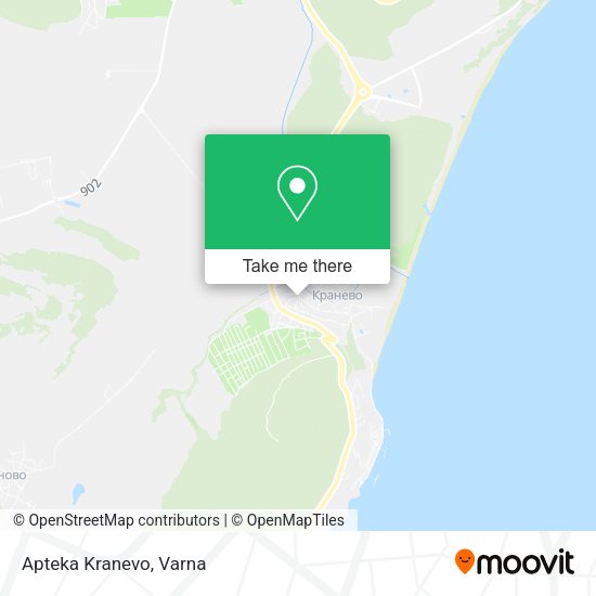 Apteka Kranevo map