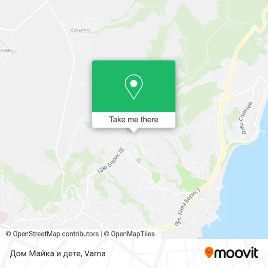 Карта Дом Майка и дете