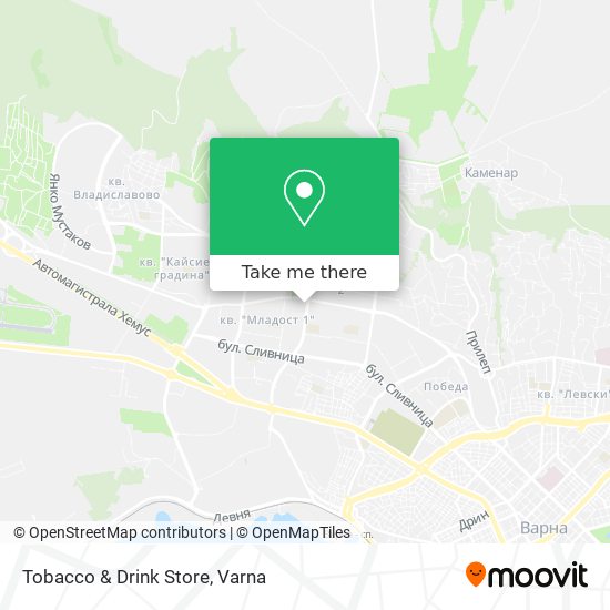 Tobacco & Drink Store map