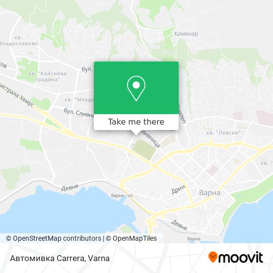 Карта Автомивка Carrera
