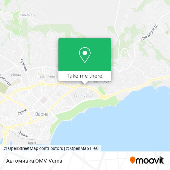 Автомивка OMV map