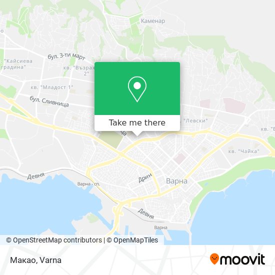 Макао map