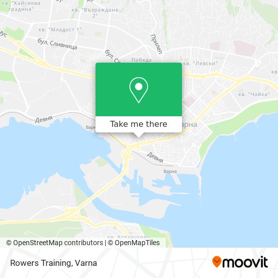 Rowers Training map