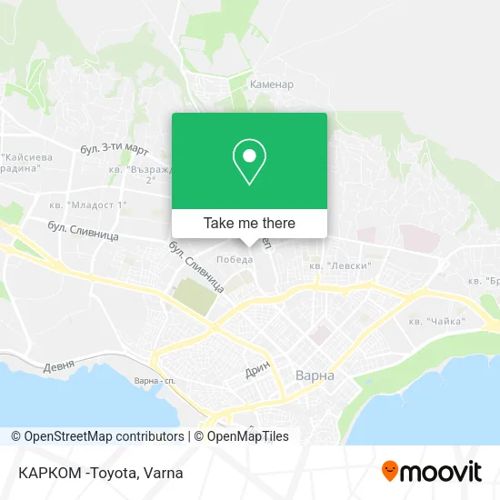 КАРКОМ -Toyota map