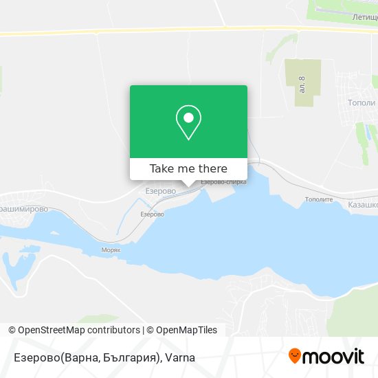 Езерово(Варна, България) map