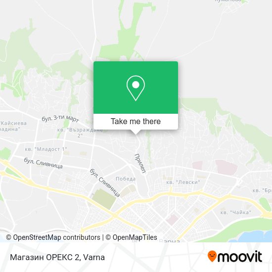 Карта Магазин ОРЕКС 2