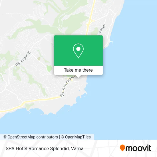 Карта SPA Hotel Romance Splendid