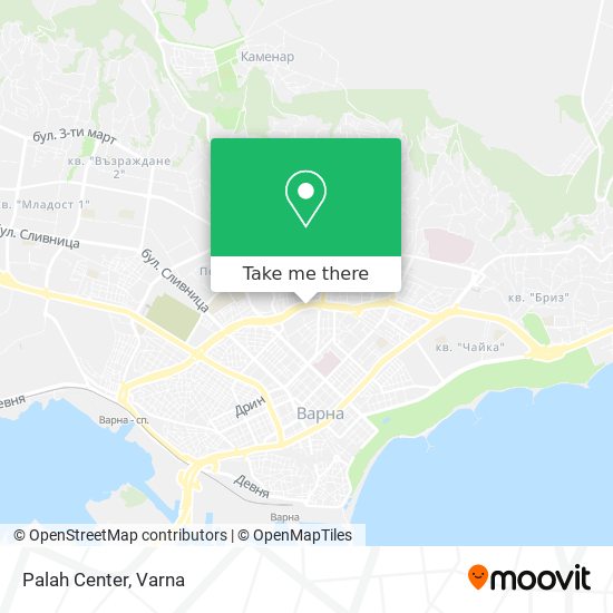 Palah Center map