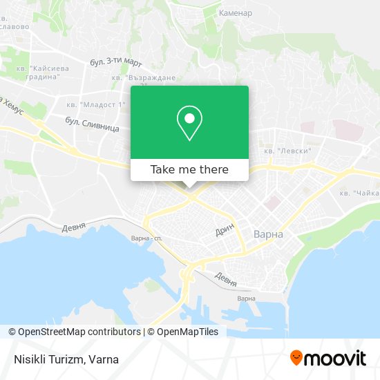 Nisikli Turizm map