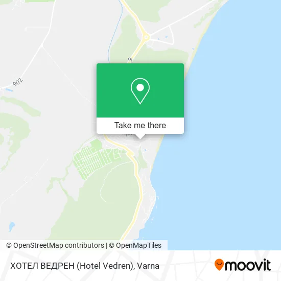 Карта ХОТЕЛ ВЕДРЕН (Hotel Vedren)